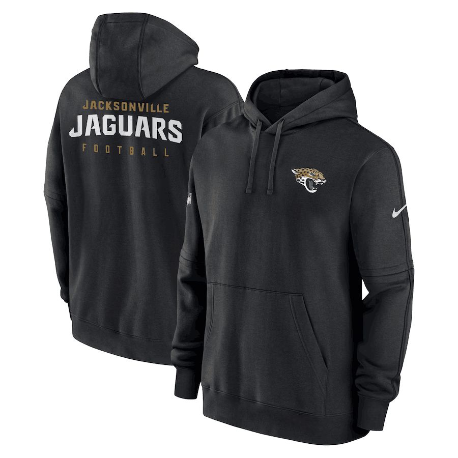 Men 2023 NFL Jacksonville Jaguars black Sweatshirt style 1